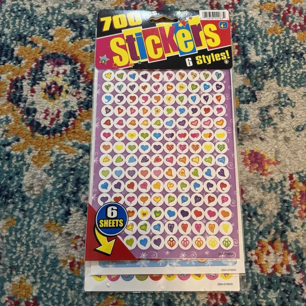 Vintage 2004‎ Lot of Stickers NEW Barbie Spongebob Dora Cute Scrapbooking Y2K